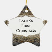 スターブライト初めてのクリスマス セラミックオーナメント (裏面)