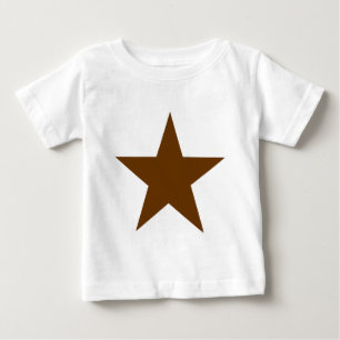 スターブラウンザミュージアムザズルギフト ベビーTシャツ