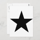 スターブラックザミュージアムザズルギフト ポストカード (正面/裏面)