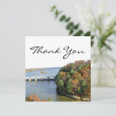 スターベッドロックイリノイ州パーク秋 サンキューカード (スタンド正面)