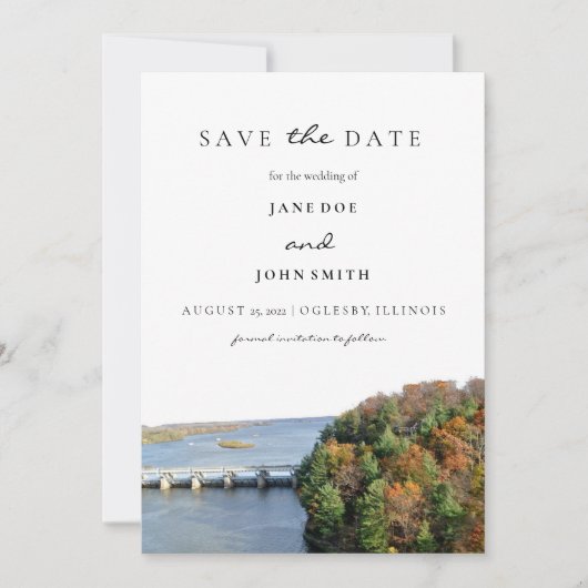 スターベッドロックイリノイ州パーク セーブザデート (正面)