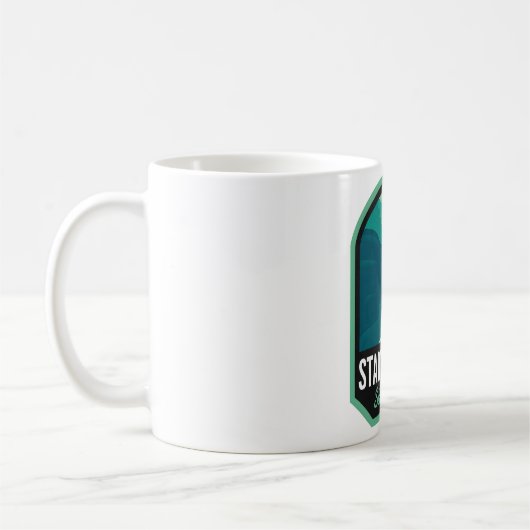スターベッドロック州パークイリノイ コーヒーマグカップ (左)