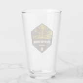 スターベッドロック州パークイリノイ タンブラーグラス (裏面)