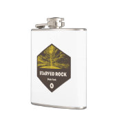 スターベッドロック州パークイリノイ フラスク (左)