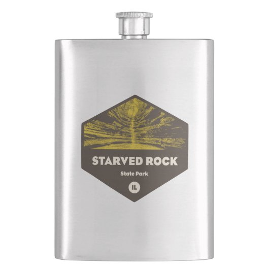 スターベッドロック州パークイリノイ フラスク (正面)