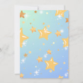 スターベビーシャワー 招待状 (裏面)