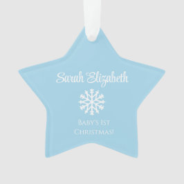 スターベビー第1回クリスマスオーナメント |任意の色！ オーナメント