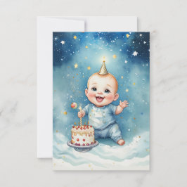 スターベビー誕生日ブリスカード カード