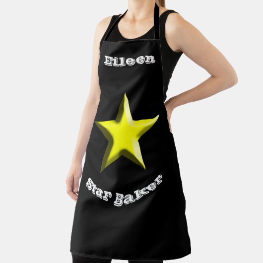 スターベーカーパーソナライズされた保安官のバッジ エプロン (インサイチュ)