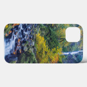 スターベーションクリーク滝沿いの秋の色 2 Case-Mate iPhoneケース (裏面 (横))