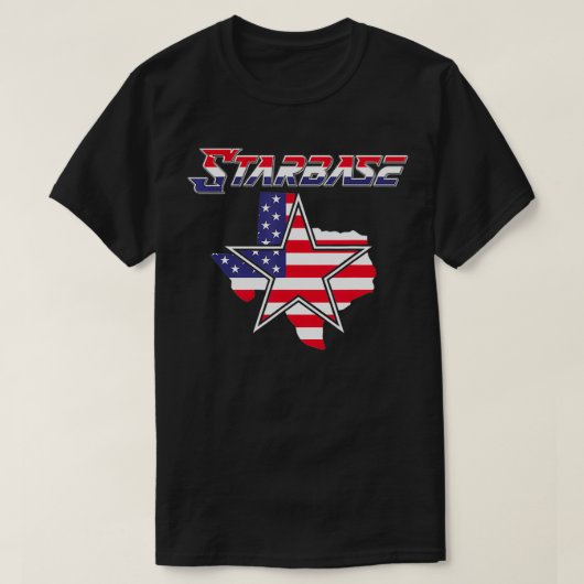 スターベーステアスボカチカ愛国米国国旗の州M Tシャツ (デザイン正面)