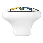 スターペンシルバニアオランダ六角サインセラミックノブ セラミックノブ (側面)