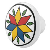 スターペンシルバニアオランダ六角サインセラミックノブ セラミックノブ (右)