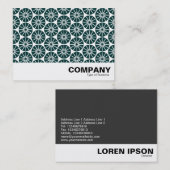 スターホイール抽象芸術 – ダークグリーン 名刺 (正面/裏面)