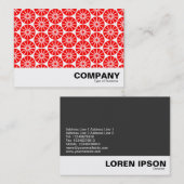 スターホイール抽象芸術 – 赤 名刺 (正面/裏面)