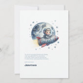 スターボーイ宇宙ロケット サンキューカード (裏面)