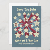 スターポップ・アートのカスタムセーブ・ザ・デート案内 セーブザデート (正面/裏面)