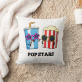 スターポップ・アートのズおもしろいスナックパン クッション (ブランケット)