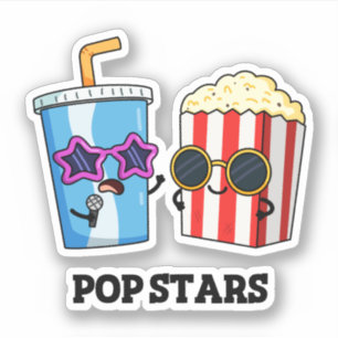 スターポップ・アートのズおもしろいスナックパン シール