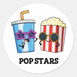 スターポップ・アートのズおもしろいスナックパン ラウンドシール
