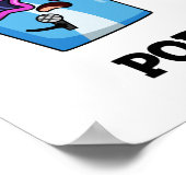 スターポップ・アートのズおもしろいソーダポポップ・アートのコーンプン ポスター (角)