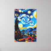 スターポップ・アートのリー・ナイトのアート・ビジョン キャンバスプリント (正面)