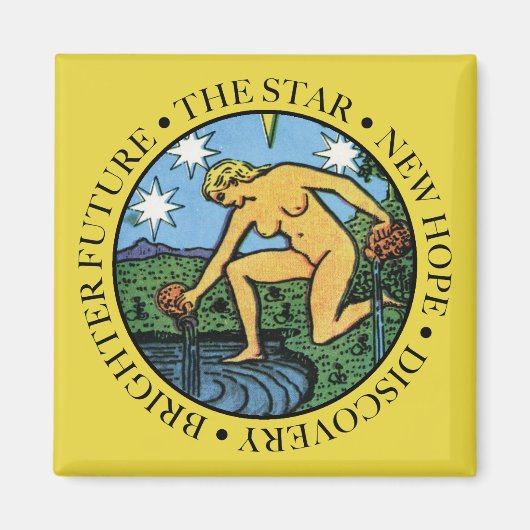 スターマグネットと文字 マグネット (正面)