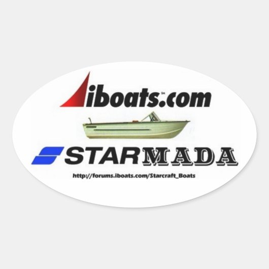 スターマダギア 楕円形シール (正面)