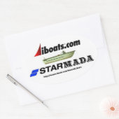 スターマダギア 楕円形シール (封筒)