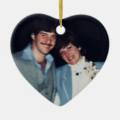 スターマップとフォトオーナメント セラミックオーナメント (正面)