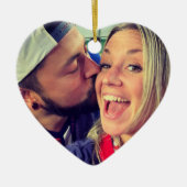 スターマップとフォトオーナメント セラミックオーナメント (正面)