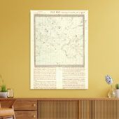 スターマップ キャンバスプリント (インサイチュ (リビング))