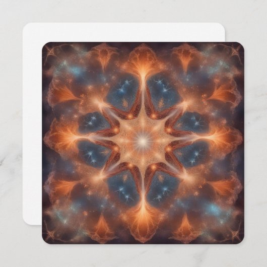 スターマンダラAIファンタジーデジタルアートプリントコズミック (正面/裏面)