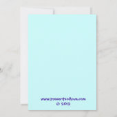 スターミュージカルノートミュージックリサイタル招待状 招待状 (裏面)