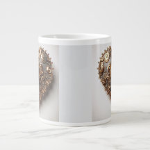 スタームパンクエレガントクロックギアハート