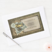 スタームパンクディリブルエアツアー蔵書票ステッカー 長方形シール (封筒)