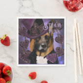 スタームパンクドイツ羊飼い スタンダードランチョンナプキン (インサイチュ)