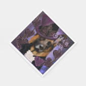 スタームパンクドイツ羊飼い スタンダードランチョンナプキン (角)