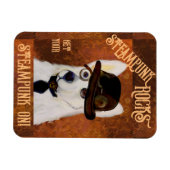 スタームパンクドイツ羊飼い マグネット (横)