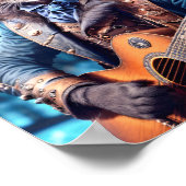 スタームパンクドレ遊スのブルー猫パブ ポスター (角)