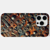 スタームパンク迷彩柄カモフラージュ Case-Mate iPhoneケース (裏面 (横))