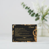 スタームパンクExvasanzaヴィンテージ結婚Clockwork's E エンクロージャーカード (スタンド正面)