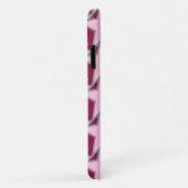 スターモダンジオメトリック、ライトピンクとブルゴーニュ Case-Mate iPhoneケース (裏面/右)