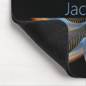 スターモダンスタイリッシュマモノグラムのウスパッド マウスパッド (コーナー)