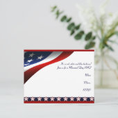 スターモダンズ&ストライプフォーエバーフラグメモリアルデー ポストカード (スタンド正面)