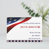 スターモダンズ&ストライプフォーエバーフラグメモリアルデー 招待状 (スタンド正面)