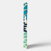 スターモダンバーストフラワーパーソナライズされたiPhoneケース Case-Mate iPhoneケース (裏面 / 右)