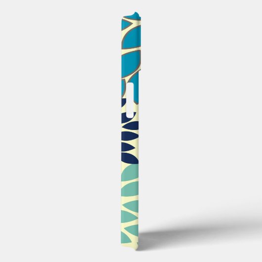 スターモダンバーストフラワーパーソナライズされたiPhoneケース Case-Mate iPhoneケース (裏面 / 右)