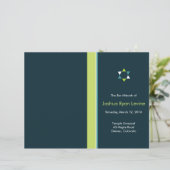 スターモダンバー（ユダヤ教の）バル・ミツバープログラムフライヤー (スタンド正面)