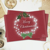 スターモダンリースミストレトーメリーのクリスマスパーティー 薄葉紙